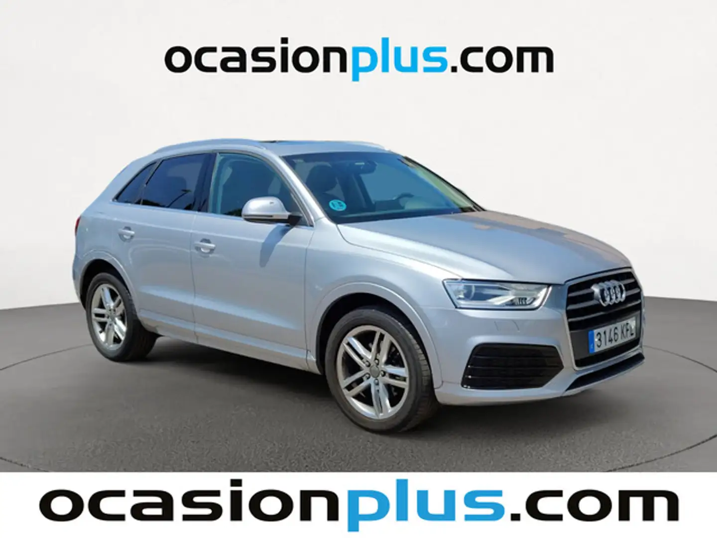 Audi Q3 2.0TDI Sport edition S tronic 110kW Plateado - 2