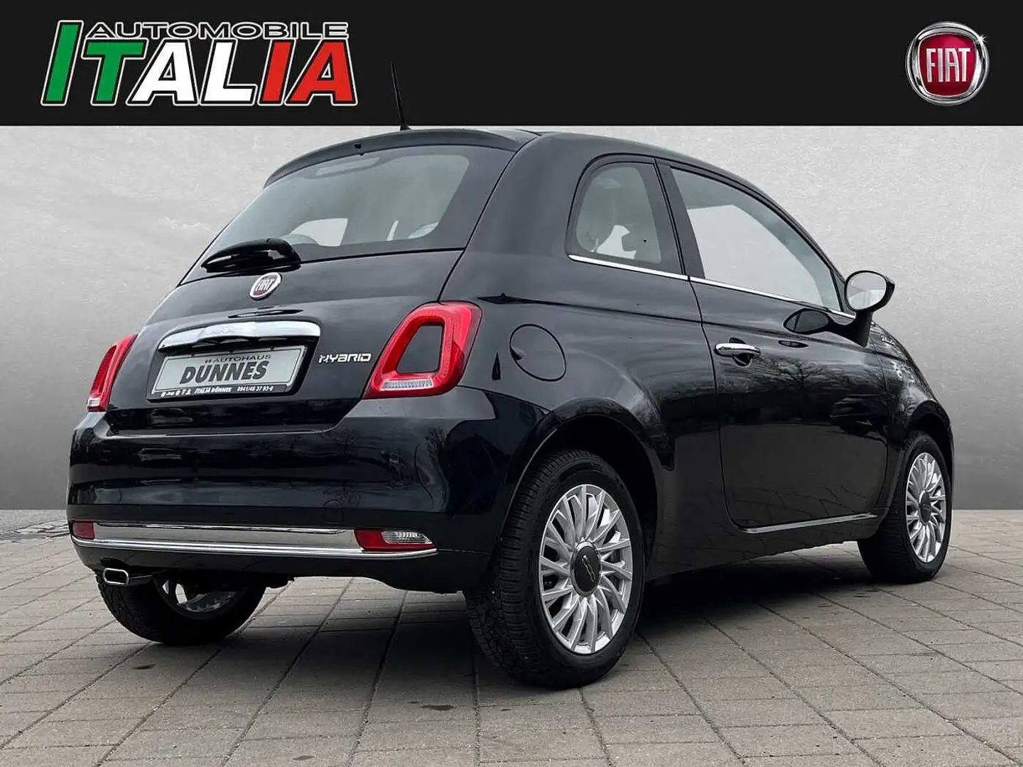 Fiat 500 Dolcevita Hybrid *Navi/PDC/Klimaautomatik* Schwarz - 2