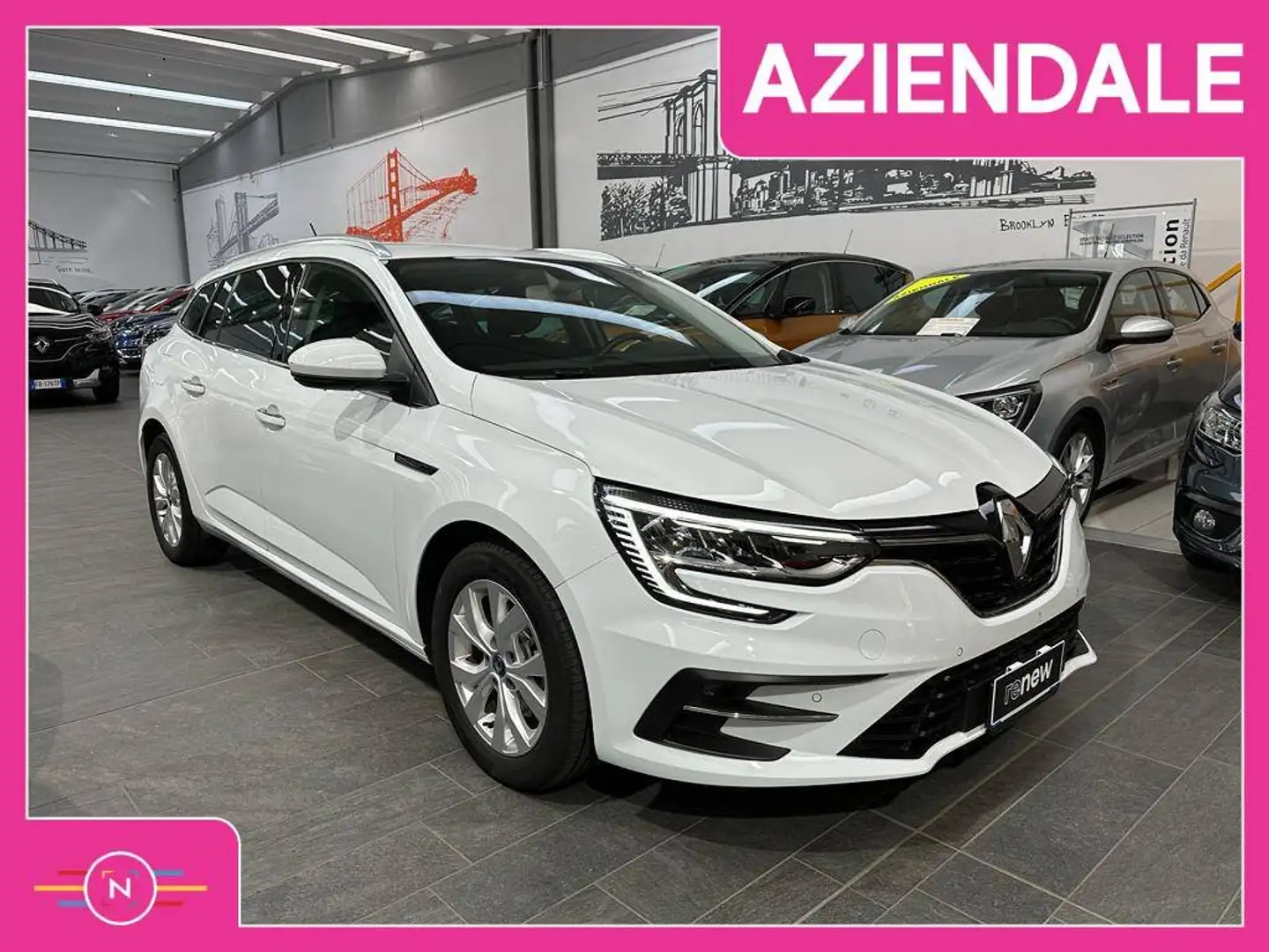 Renault Megane Sporter Business 1.6 E-Tech Plug-In Hybrid 160cv Bianco - 1