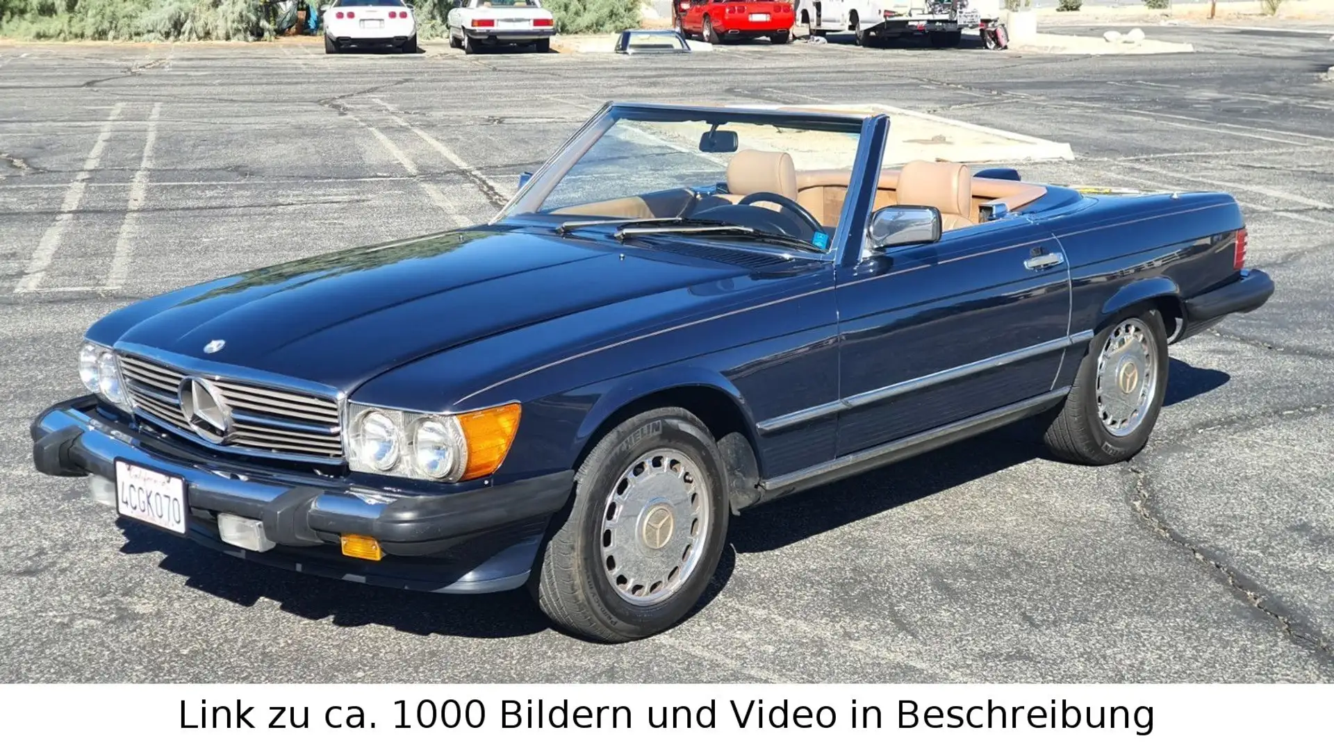 Mercedes-Benz SL 560 Originallack Neues Verdeck Hardtop plava - 1