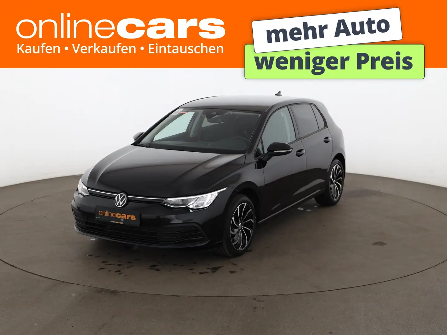 Volkswagen Golf VIII 2.0 TDI Life Aut LED RADAR NAVI R-CAM Schwarz - 1