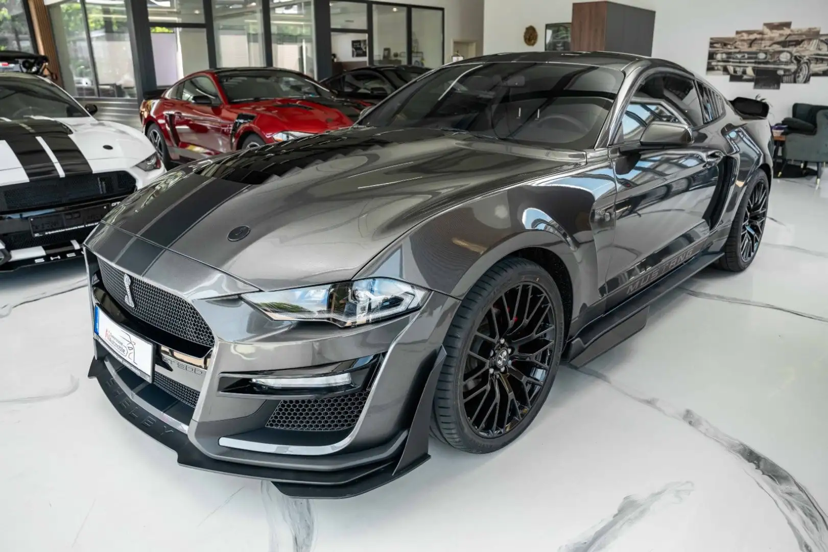 Ford Mustang 3,7 Gt 500 SHELBY ANDROID LEDER XENON Grau - 1