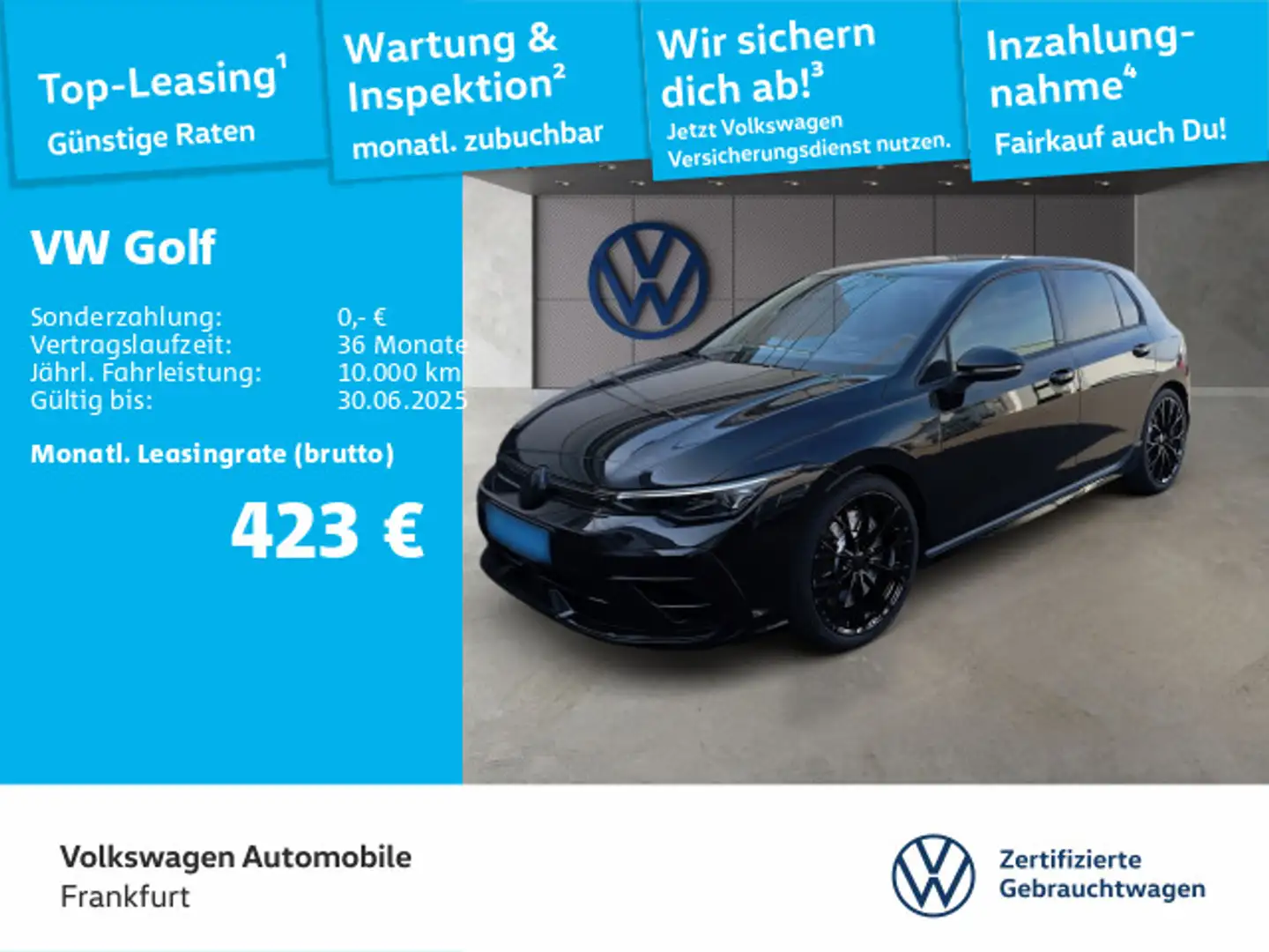 Volkswagen Golf VIII 2.0 TSI DSG 4Motion R Black Edition Na Schwarz - 1