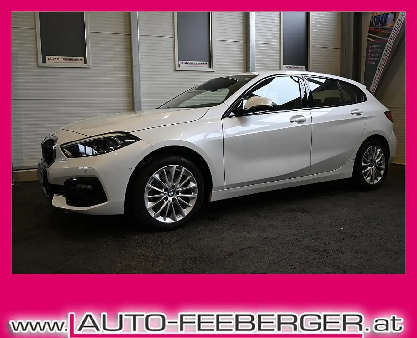 BMW 116 d Aut. Sport-Line ,Head-UP,ACC-Tempomat,LED,Nav... Weiß - 1