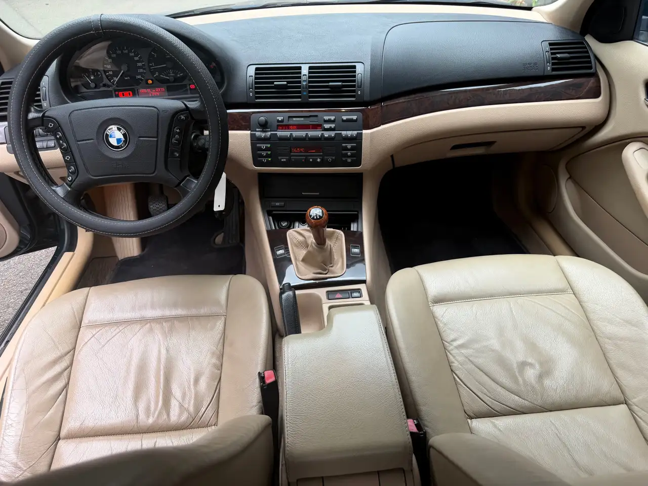 BMW 323i 3.0 motor - 170 Pk-Benzine-Carpass-Top staat, foto 8