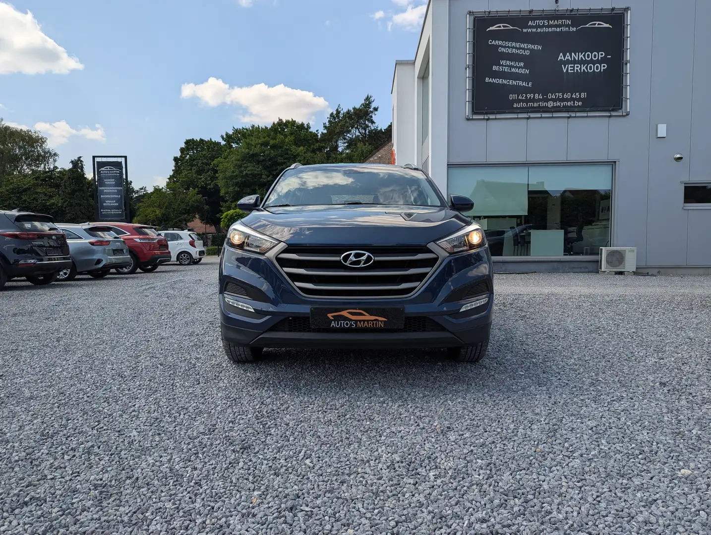 Hyundai TUCSON 1.6 GDi 2WD Style RADIO/PARKSENS/TREKHAAK Blauw - 2