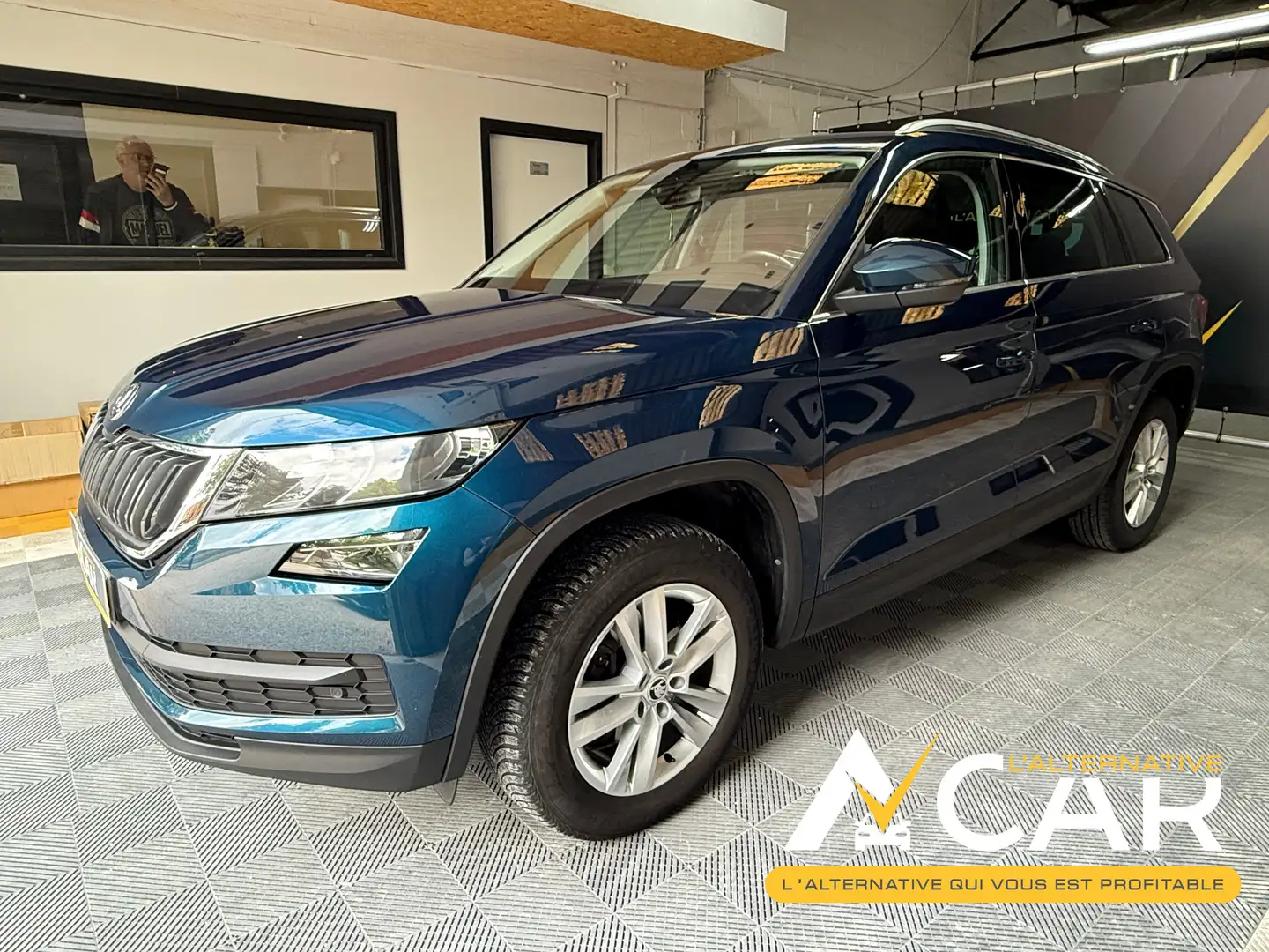 Skoda Kodiaq 2.0 CR TDi Ambition DSG - GARANTIE 12M Bleu - 1