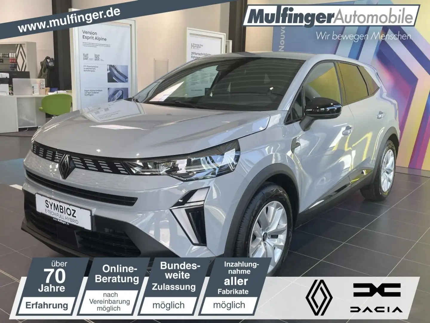 Renault Symbioz Evolution E-Tech Full Hybrid 145 Bluetooth Grijs - 1