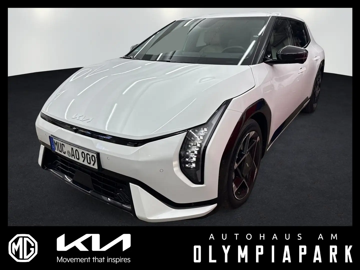 Kia EV4 Elektro 81 W GT-Line ACC LED Navi SHZ Kam. Blanc - 1