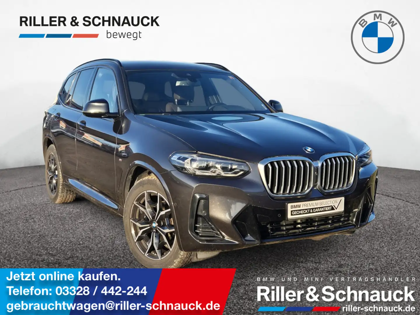 BMW X3 xDrive 20i M Sport 360°KAM+LED+NAVI+SHZG Grau - 1