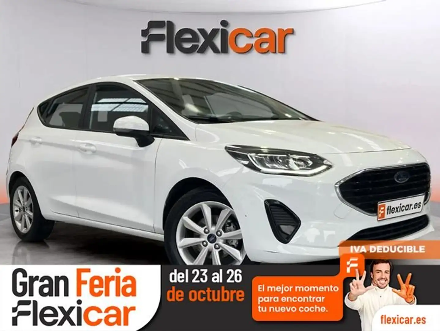 Ford Fiesta 1.0 EcoBoost Trend 100 Blanc - 1