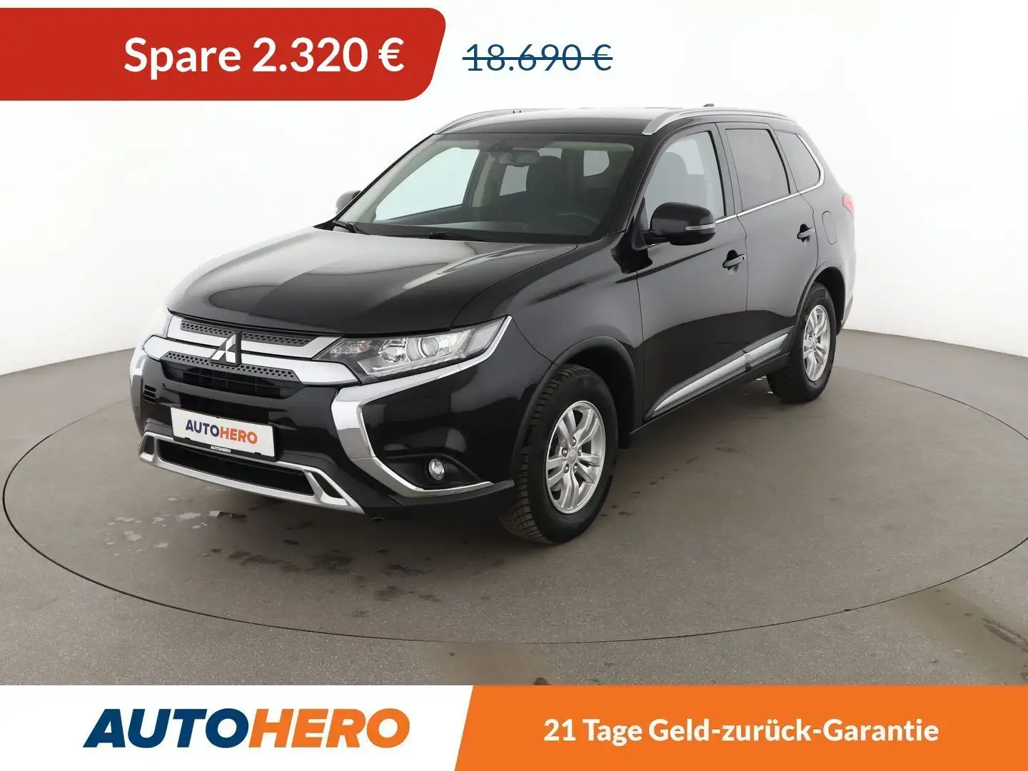 Mitsubishi Outlander 2.0 Diamant Edition+ 2WD Aut.*NAVI*CAM*PDC*SHZ* Schwarz - 1