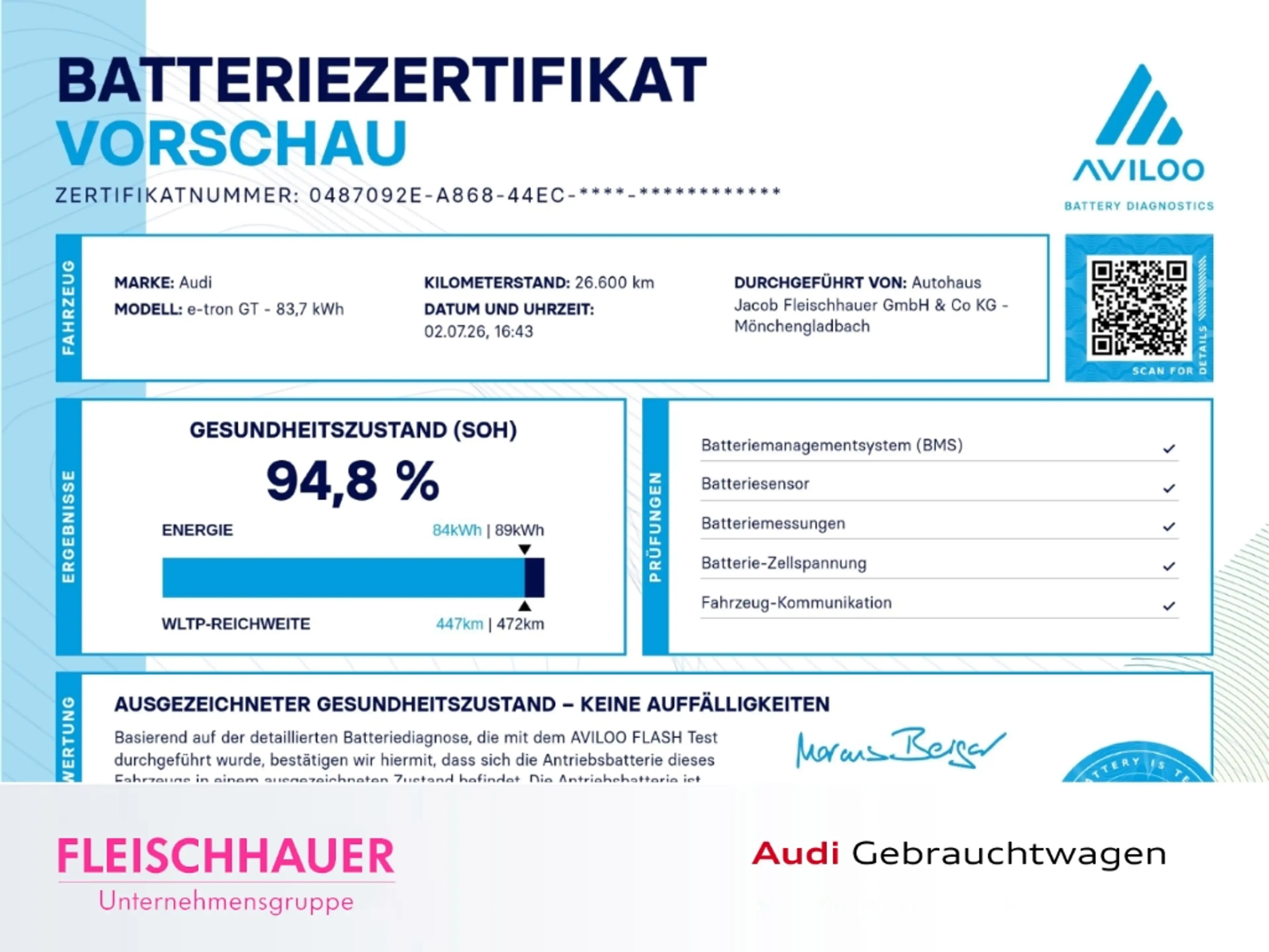 Audi e-tron GT quattro Luftfederung  Panorama Navi Leder Matrix B — photo 5