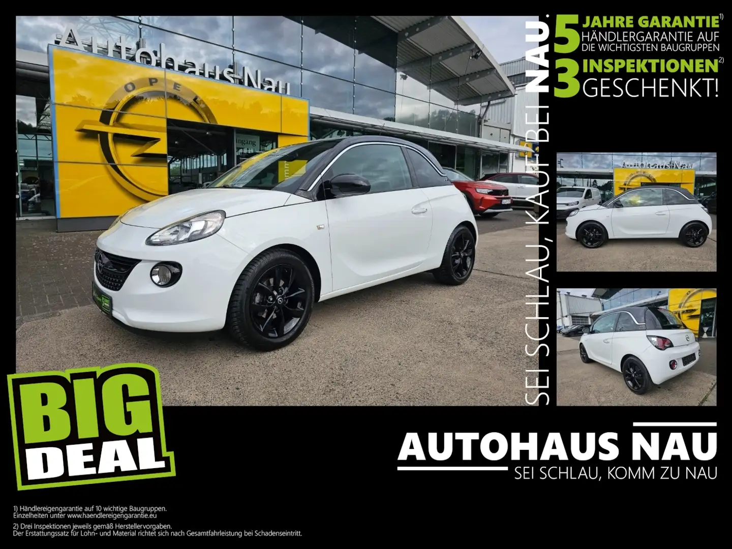 Opel Adam 120 Jahre 1.4 Inspektionspaket BigDeal! Blanc - 1