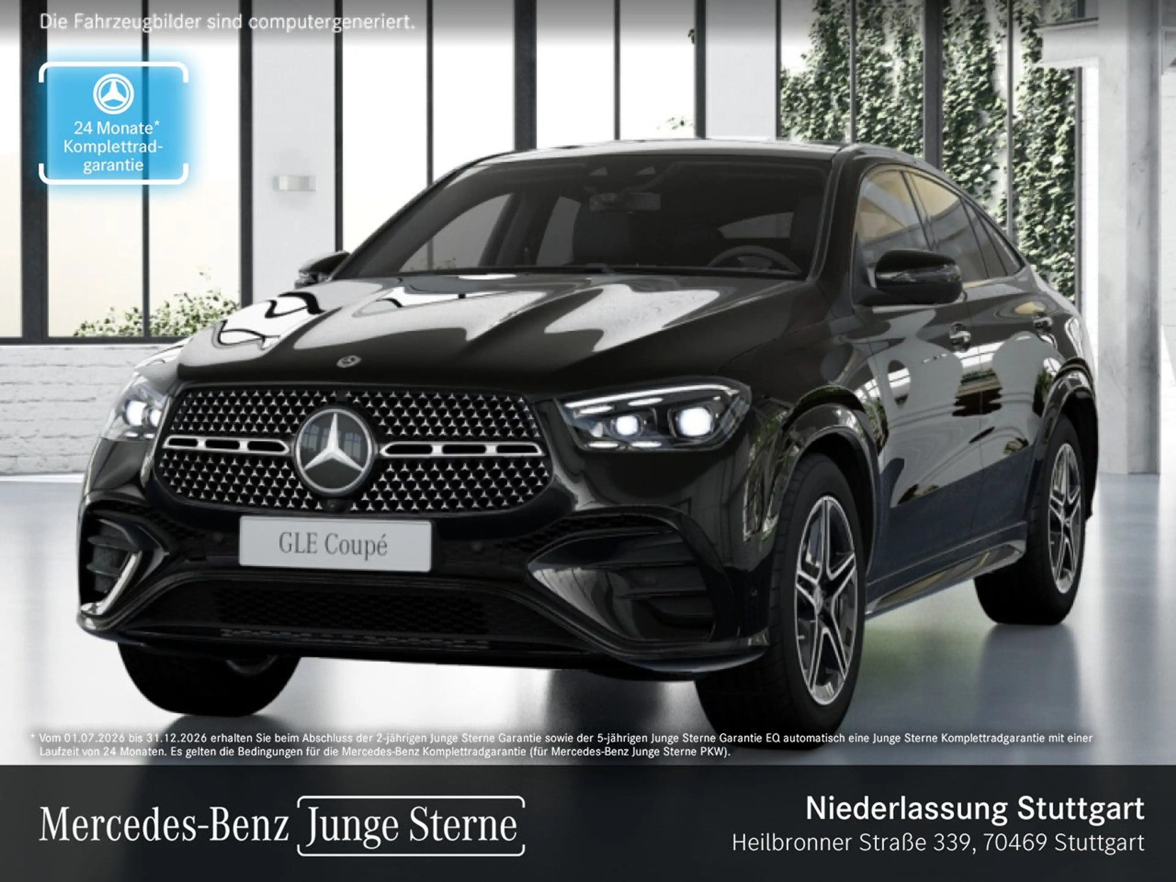 Mercedes-Benz GLE 450 d Coupé 4M AMG+NIGHT+PANO+360+AHK+20"+HUD