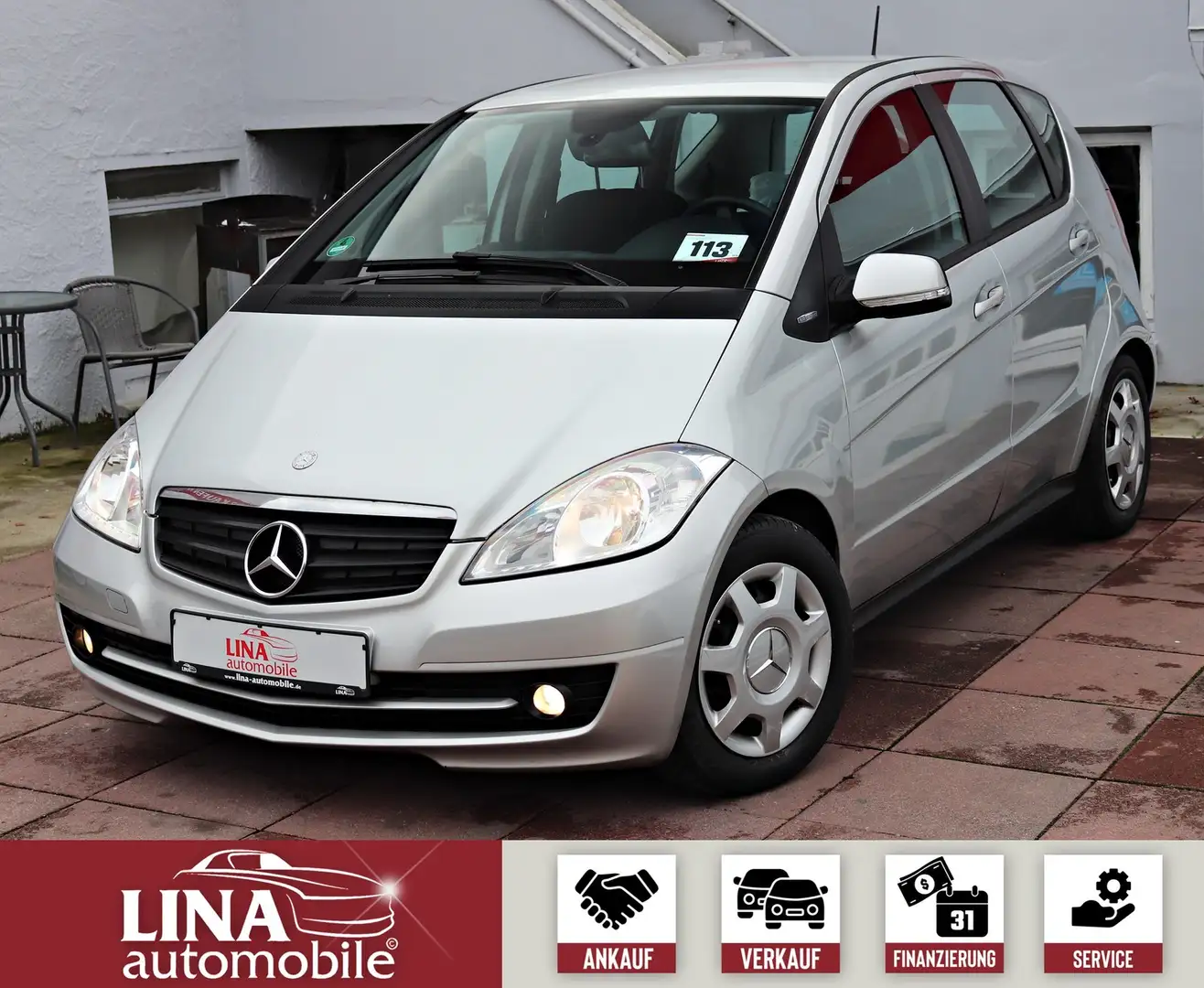 Mercedes-Benz A 160 CDI 5-Türig*Klima*2xSHZ* Silber - 1