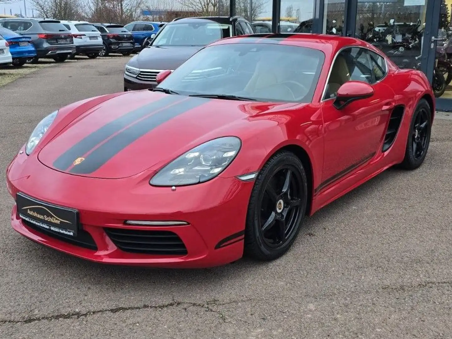 Porsche Cayman 718 Cayman PDK +Sport-Chrono+Navi+Kamera+LED+ Rot - 1