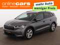 Skoda Enyaq 60 Loft Aut MATRIX WAERMEPUMPE RADAR LEDER Grau - thumbnail 1