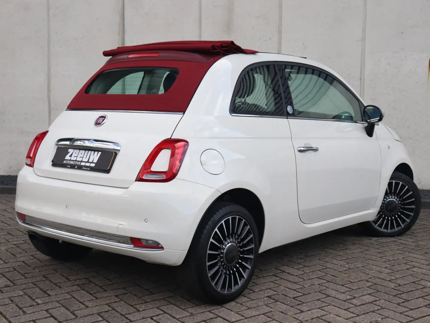 Fiat 500C TwinAir Turbo 80 PK Mirror | Navi | Carplay | Clim Weiß - 2