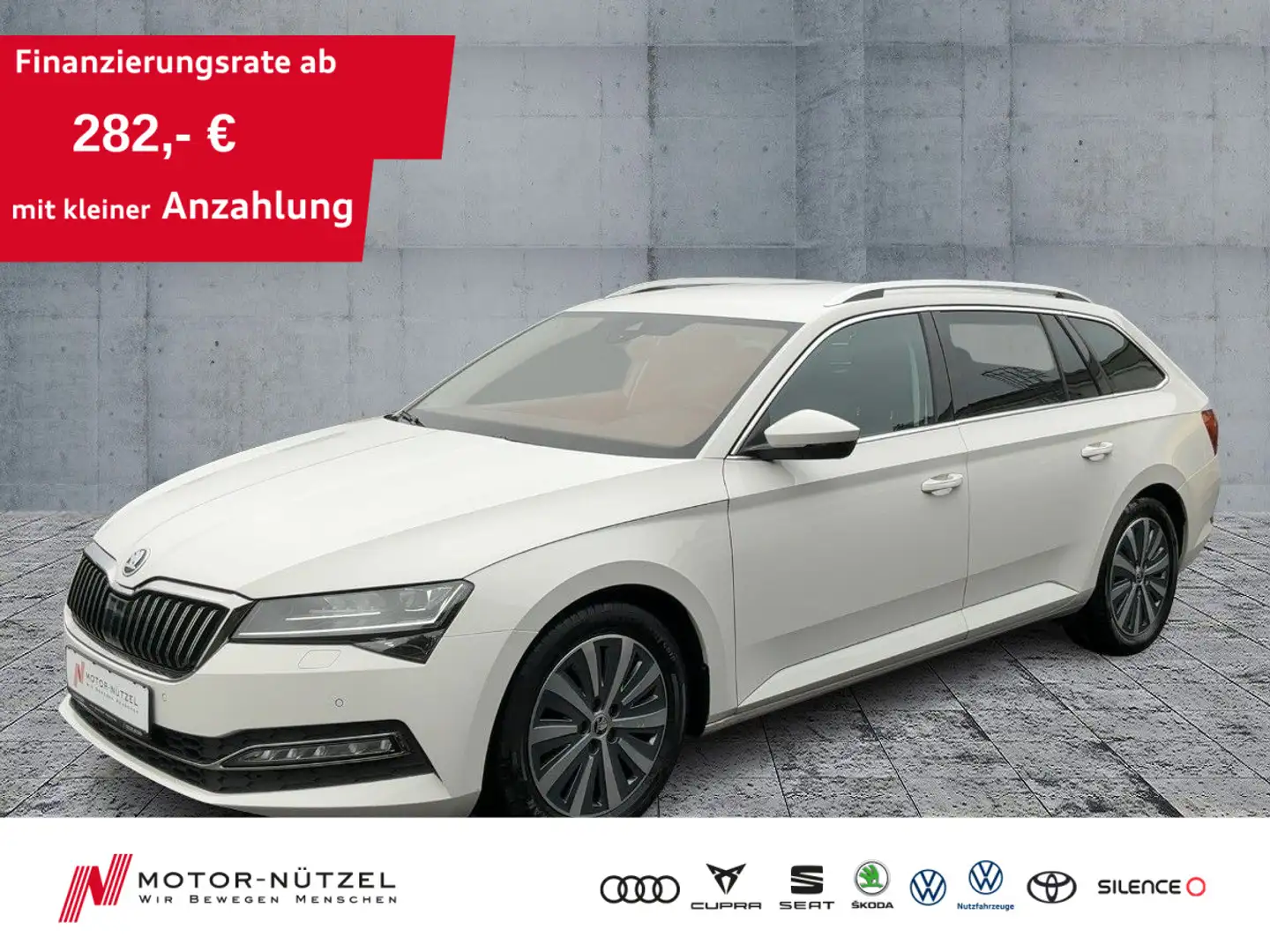 Skoda Superb Combi 2.0TDI STYLE MATRIX+NAV+ACC+DCC+AHK Blanc - 1