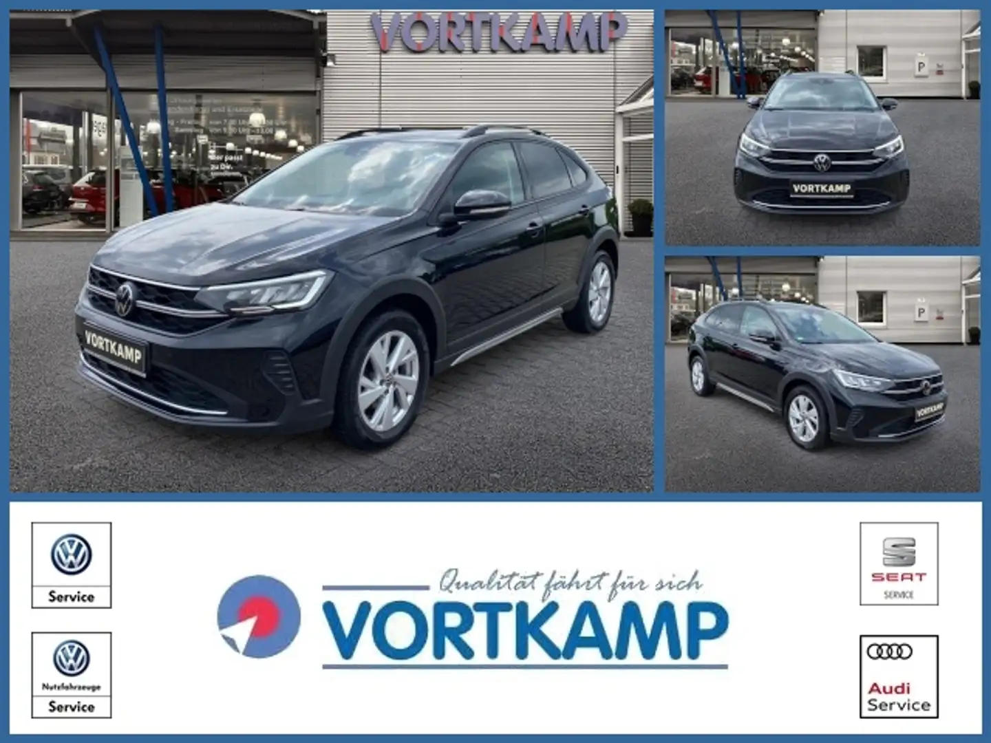 Volkswagen Taigo Life TravelAssist/ACC/SitzHzg Schwarz - 1