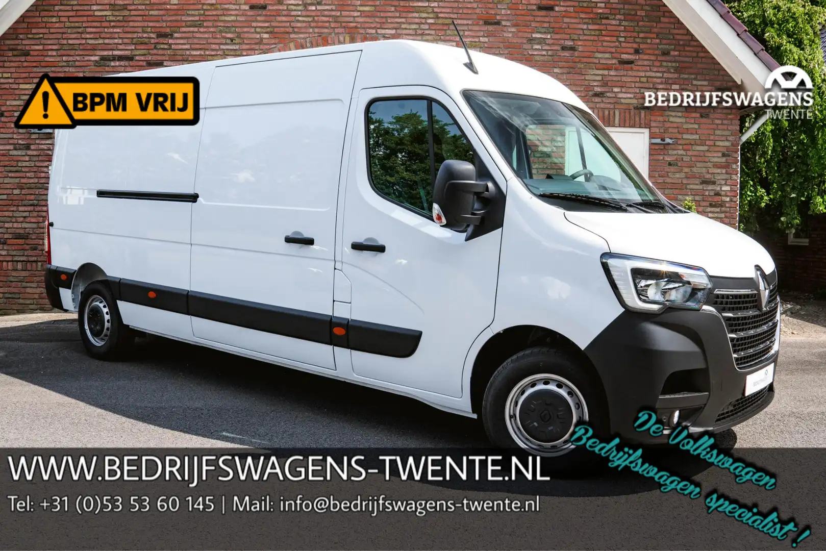 Renault Master 2.3 dCi 135PK L3H2 NAVI CAMERA PDC V+A Renault Mas Weiß - 1