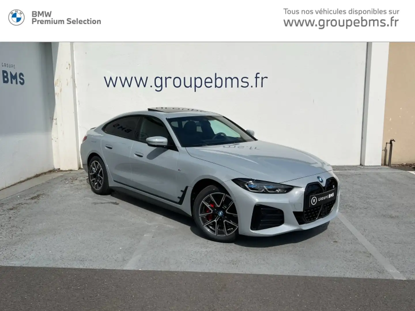 BMW i4 eDrive40 340ch M Sport Gris - 1