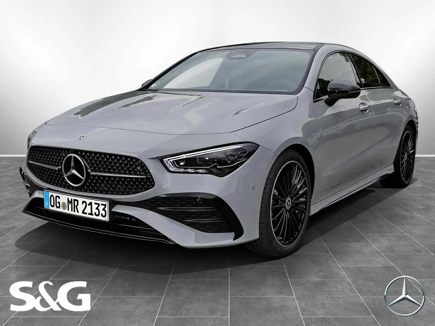 Mercedes-Benz CLA 200 Coupé AMG Distronic+Rükam+M-LED+Pano+19" Grau - 1
