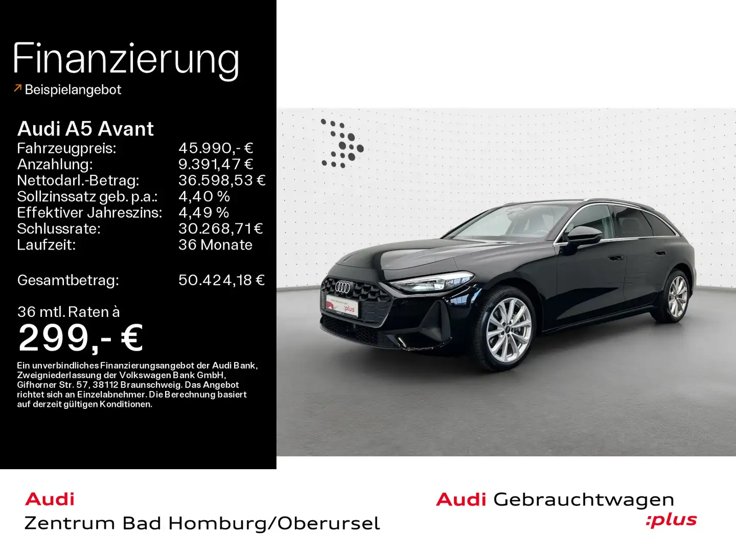 Audi A5 TFSI quattro*Navi*Alu*AHK*PDC*Kamera*Au Schwarz - 1