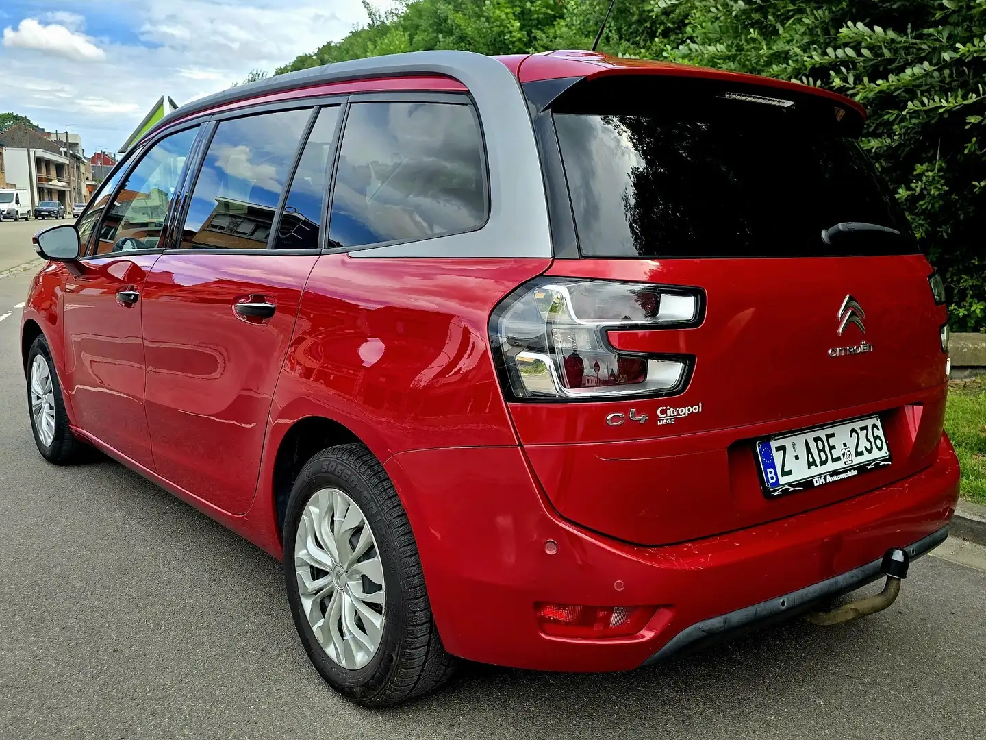 Citroen Grand C4 Picasso 1.6HDi * 7 PLACES * PARK ASSIST * GARANTIE * Rouge - 2