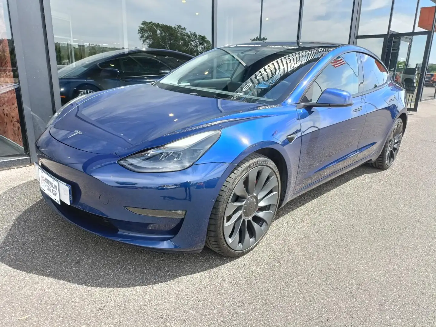Tesla Model 3 PERFORMANCE PUP Upgrade AWD Bleu - 1
