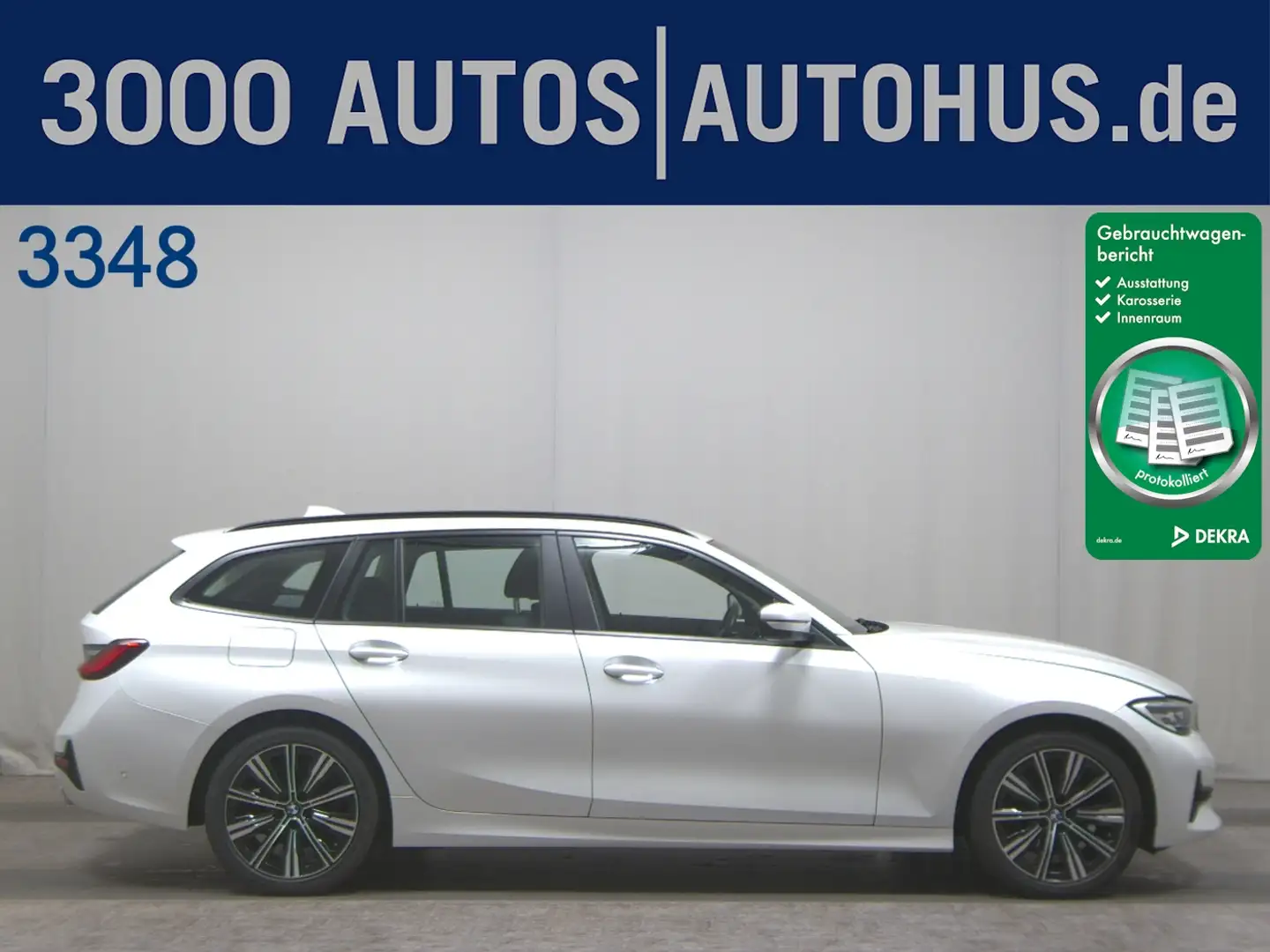 BMW 320 dA Touring xDr Navi LC Pro LED AHK StHzg Weiß - 1