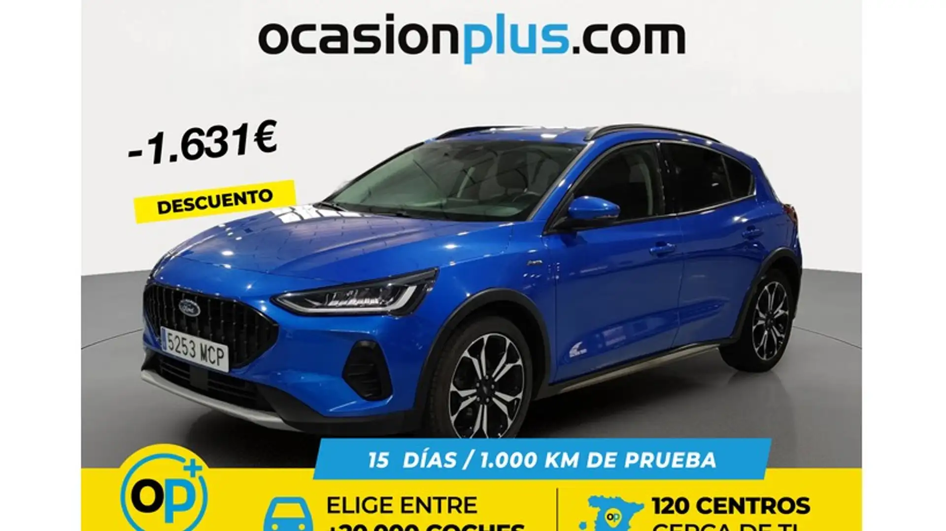 Ford Focus 1.0 Ecoboost MHEV Active 155 Blau - 1