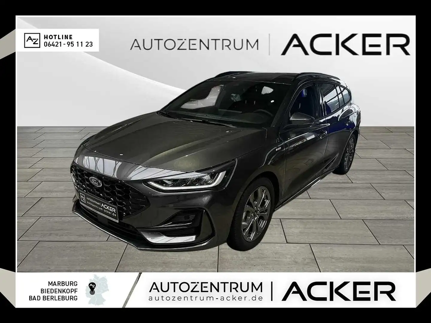 Ford Focus EcoBoost MHEV ST-Line X Aut. WinterP -34%* Gris - 1