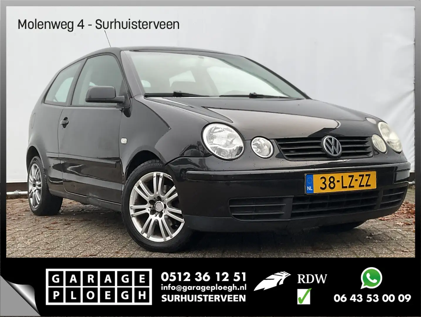 Volkswagen Polo 1.4-16V Automaat Comfortline Clima Elek.Pakket APK Schwarz - 1