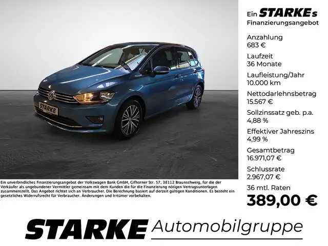 Volkswagen Golf Sportsvan 1.4 TSI Allstar AHK Standheizung Sitzheizung