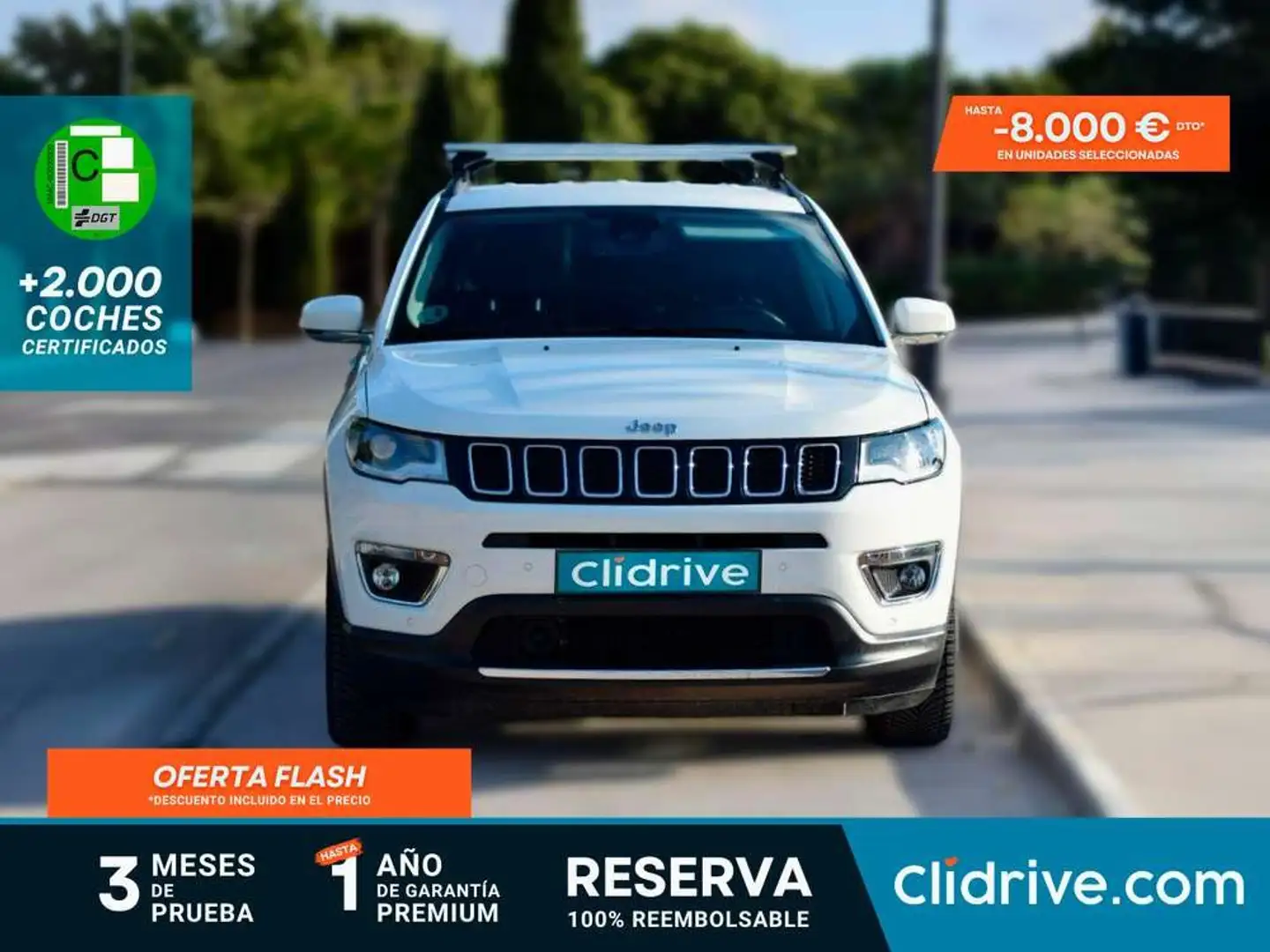 Jeep Compass 2.0 Mjt Limited 4x4 AD Aut. 103kW Blanco - 1