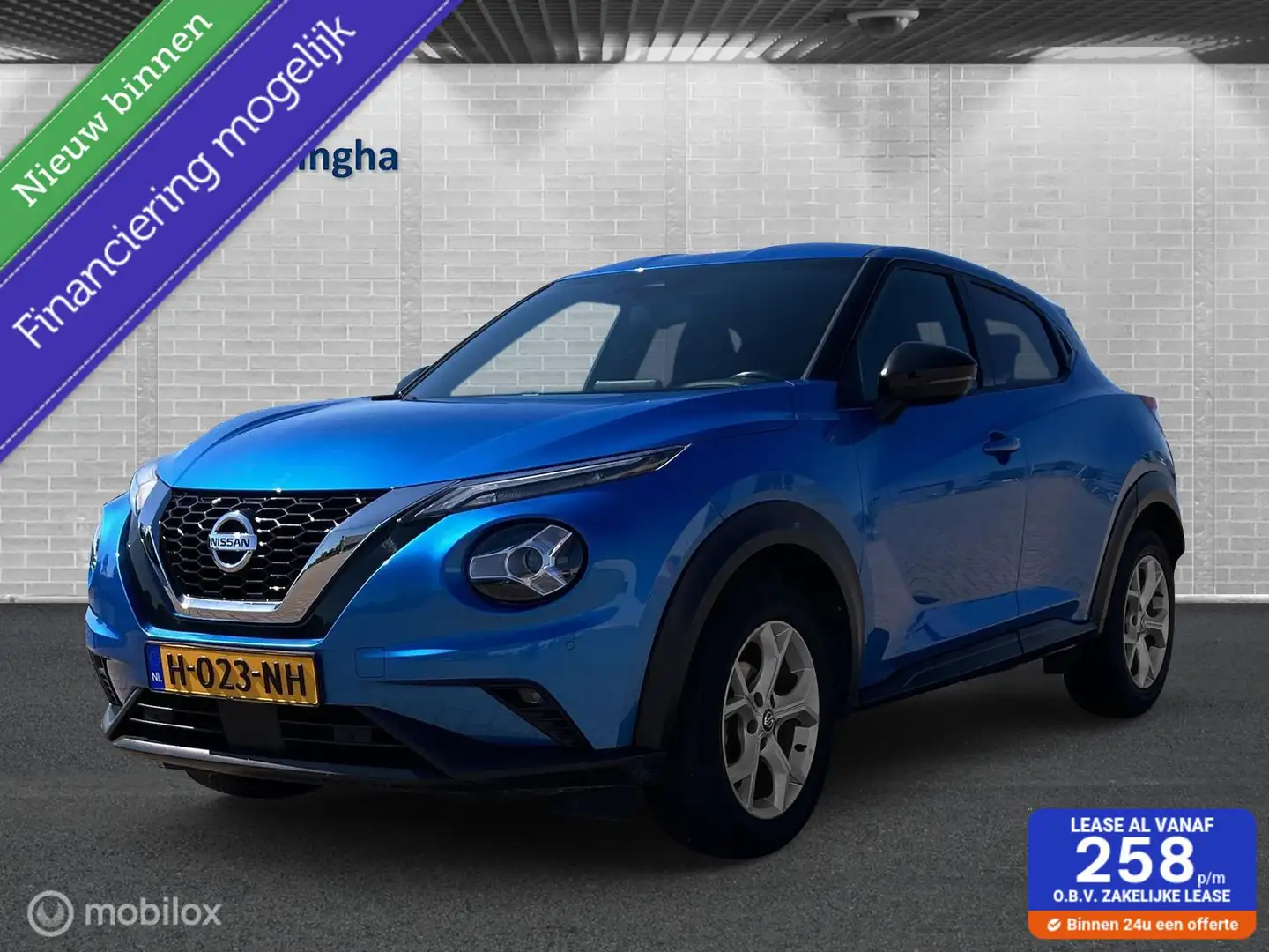Nissan Juke 1.0 DIG-T Acenta Bleu - 1