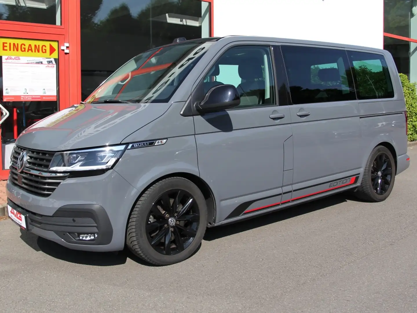 Volkswagen T6 Multivan 4M Gewinde-FWK AHK Standheiz LED AdaptivTempo Grau - 1