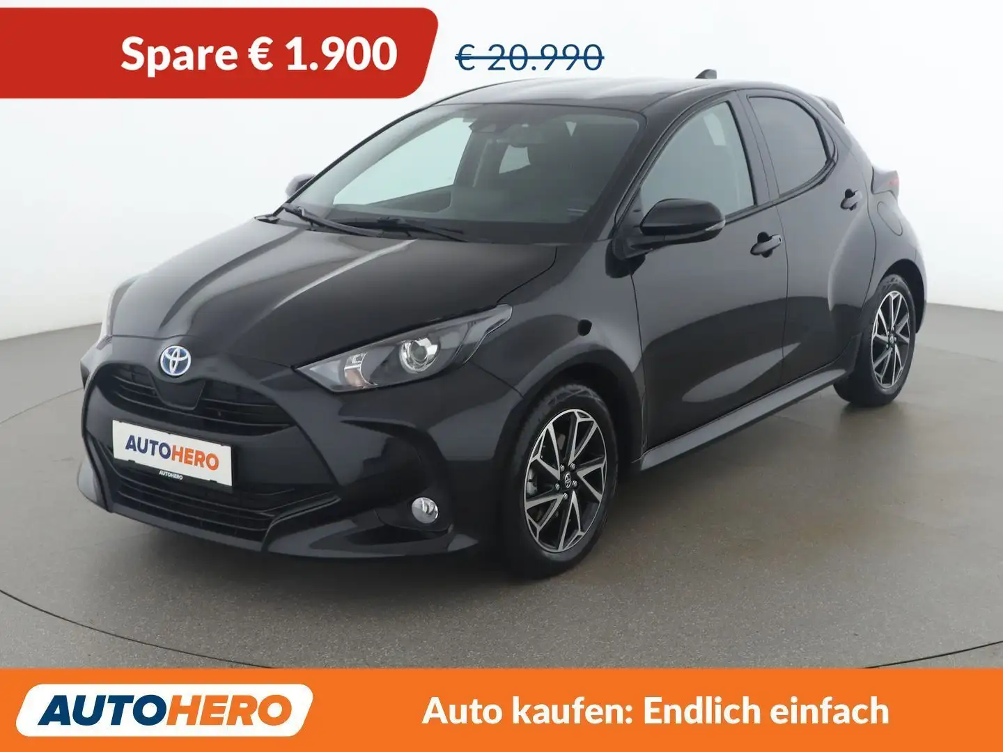 Toyota Yaris 1.5 Hybrid Active Drive Schwarz - 1