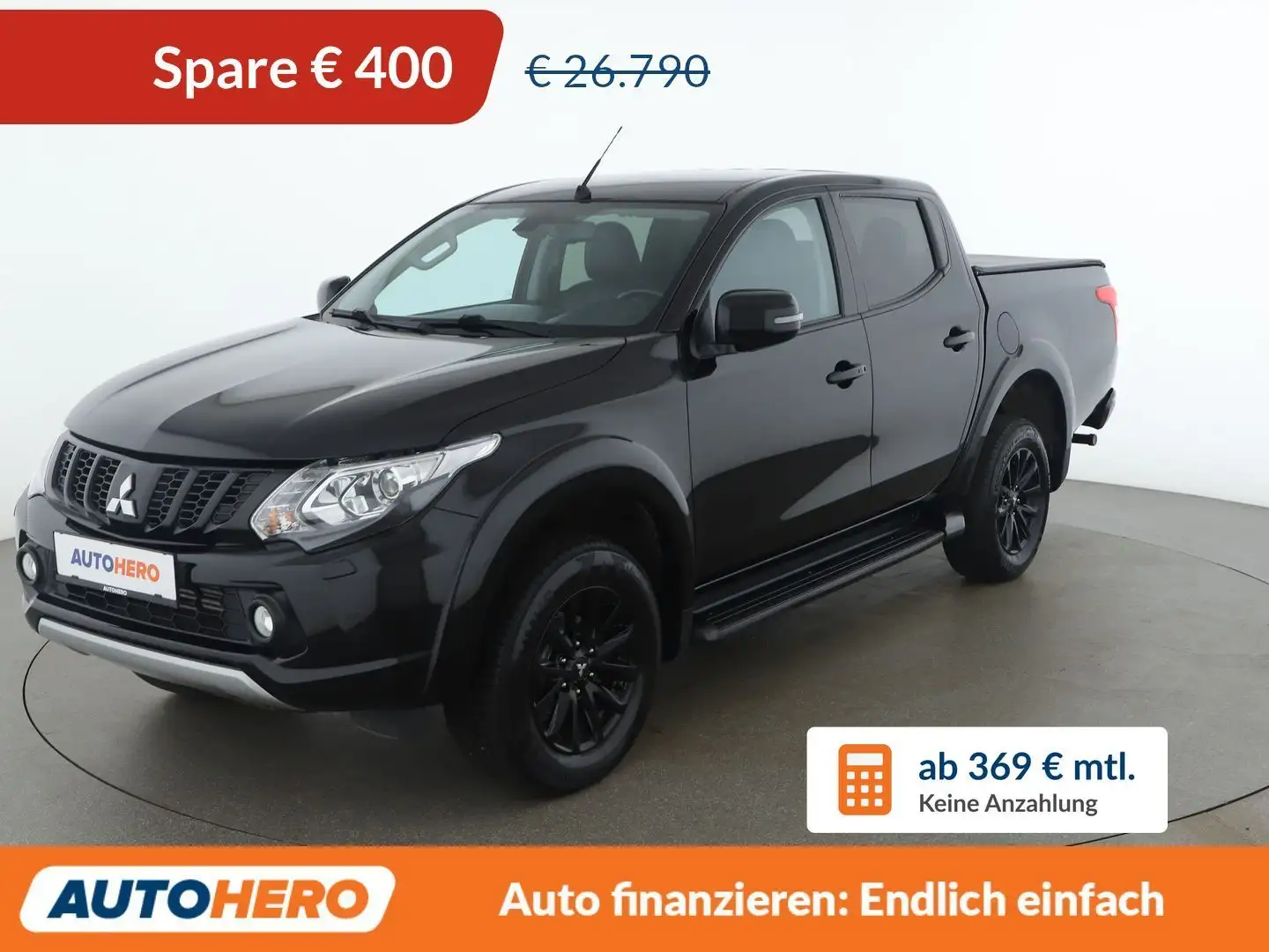 Mitsubishi L200 2.4 DI-D Diamant Edition+ Doppelkabine 4WD Schwarz - 1