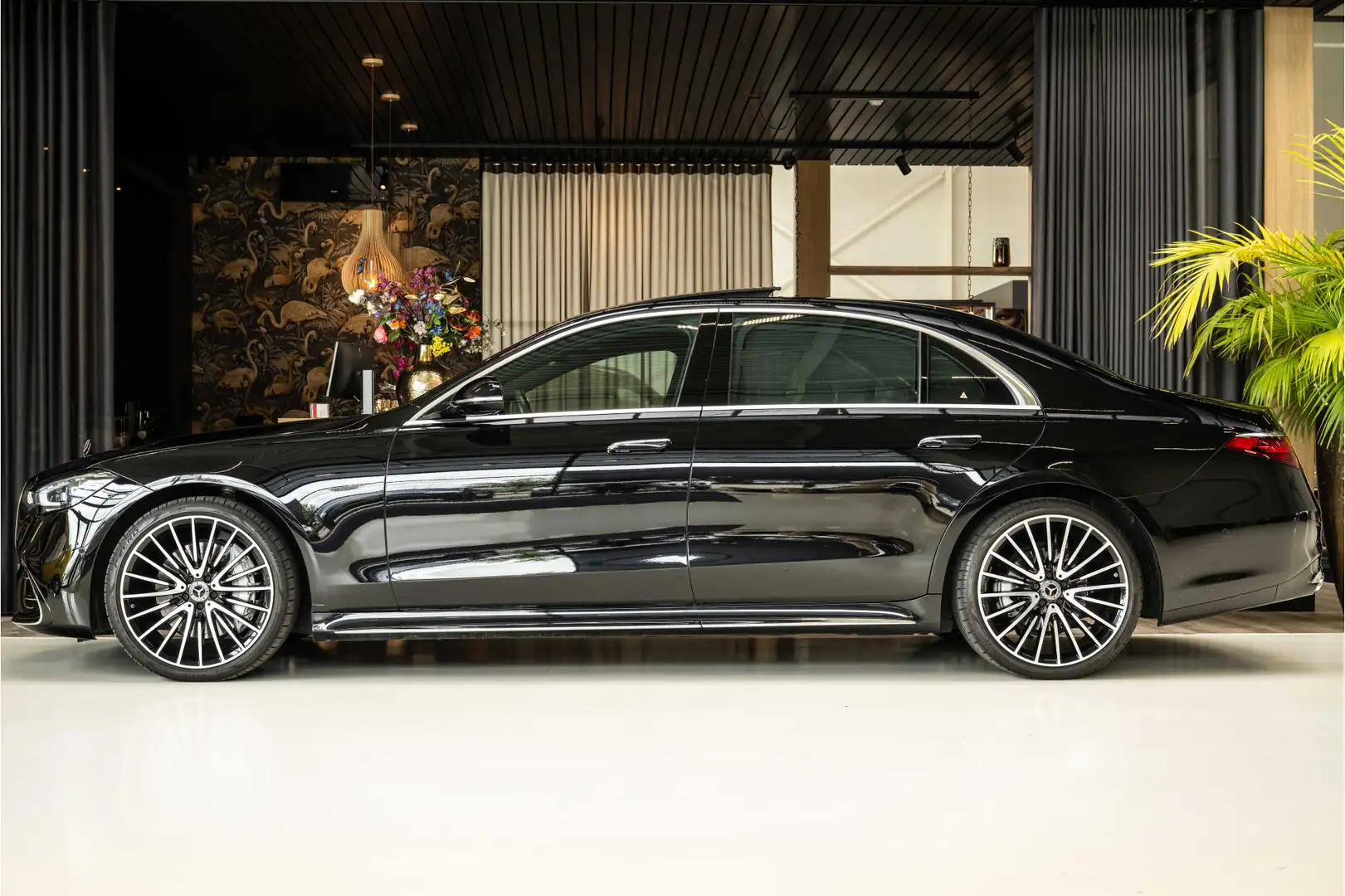 Mercedes-Benz S 400 400d 4MATIC | LANG | AMG | 4 wiel sturing | Entert Zwart - 2