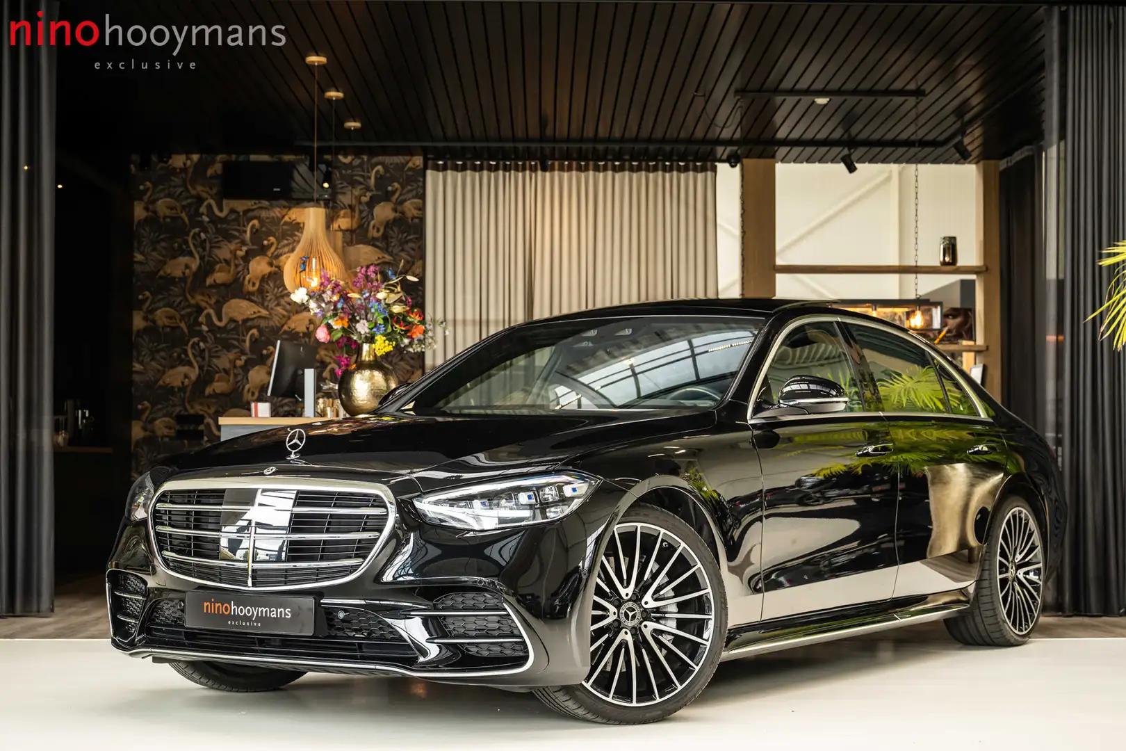 Mercedes-Benz S 400 400d 4MATIC | LANG | AMG | 4 wiel sturing | Entert Zwart - 1