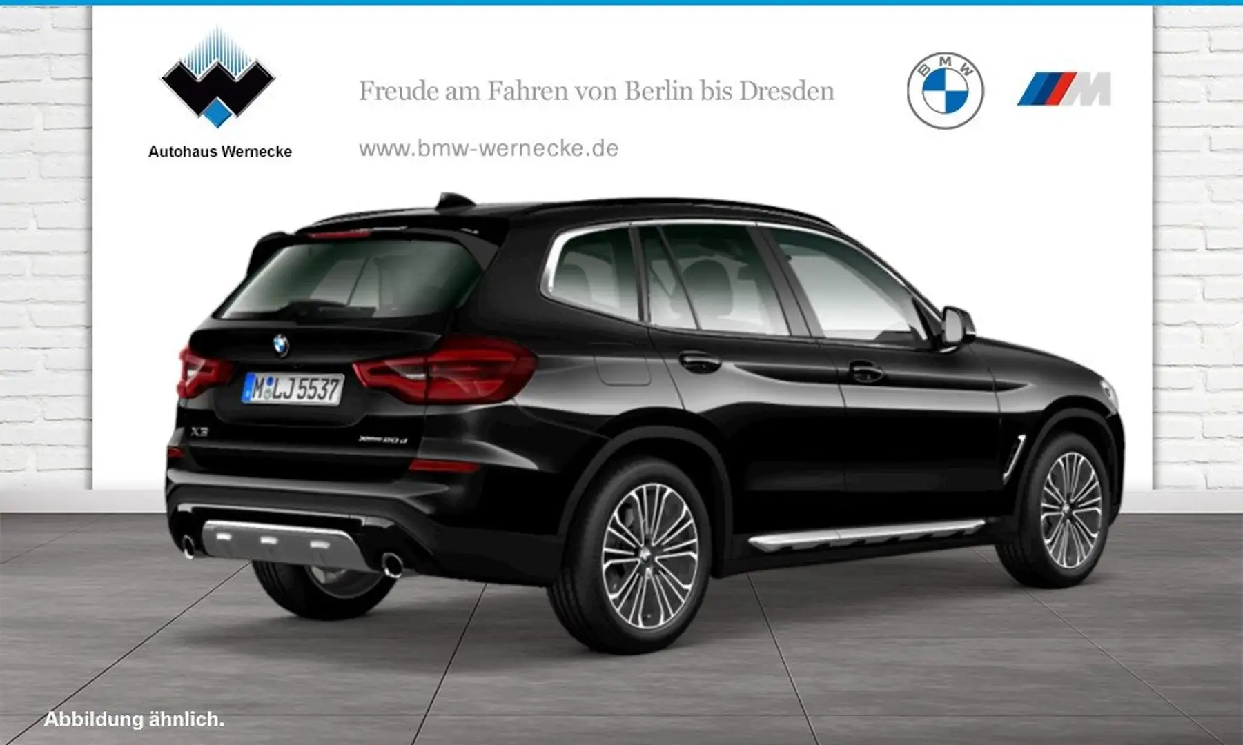 BMW X3 xDrive20d ZA Luxury Line Head-Up HiFi DAB Nero - 2