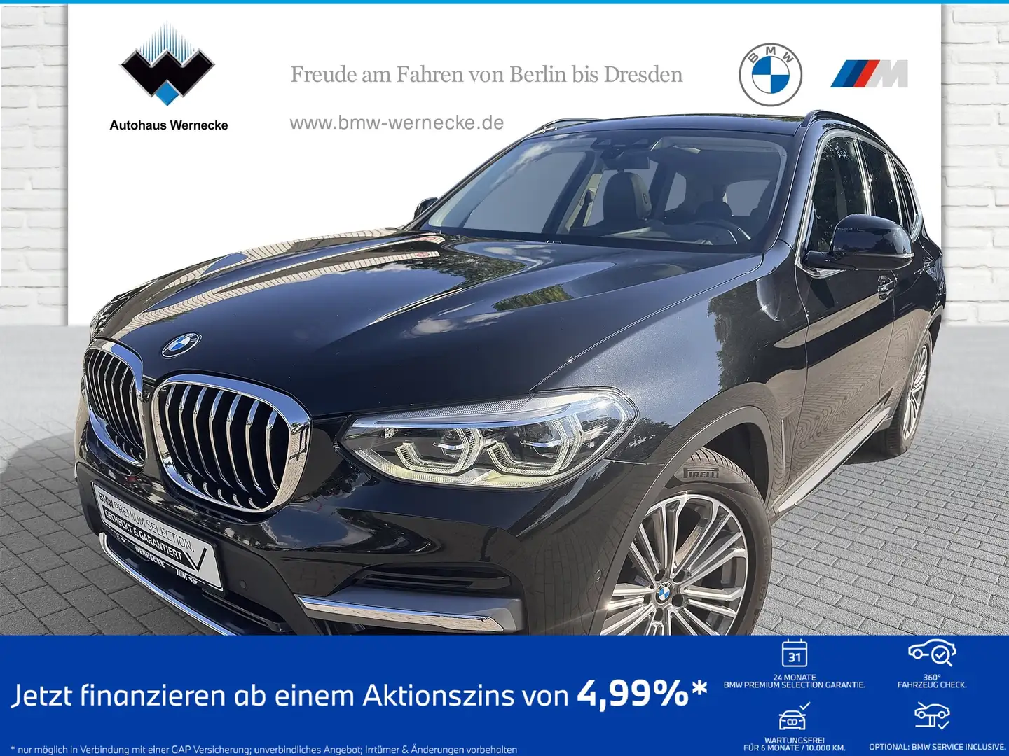 BMW X3 xDrive20d ZA Luxury Line Head-Up HiFi DAB Zwart - 1