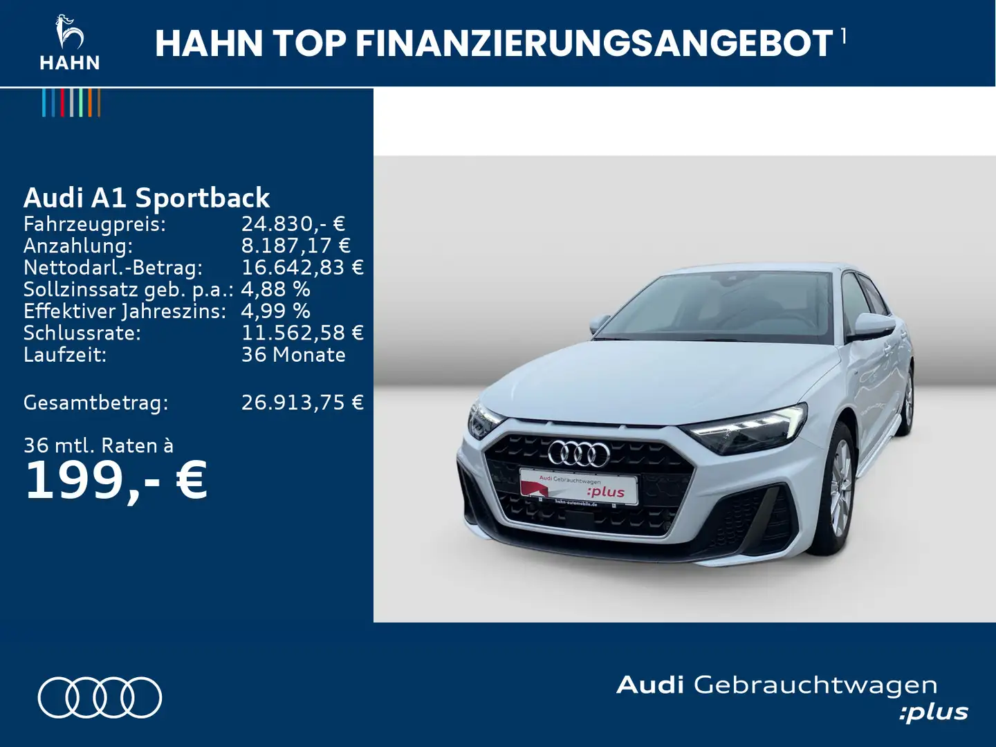 Audi A1 25TFSI s-tronic S line LED PDC SHZ Weiß - 2