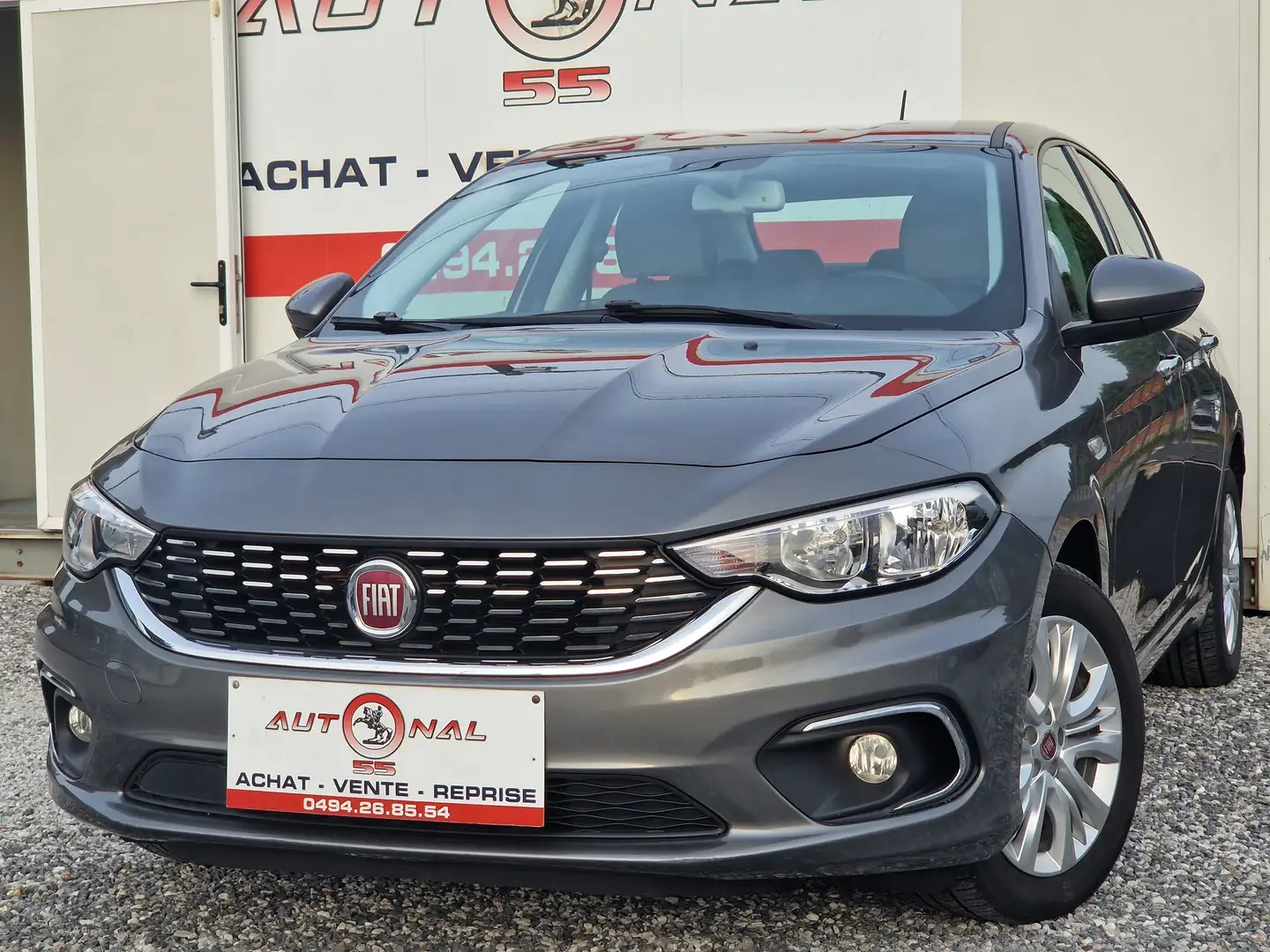Fiat Tipo 1.4i 95CH Lounge*1°PROPRIO*GPS*CAMERA*PDC*CLIM Grijs - 1