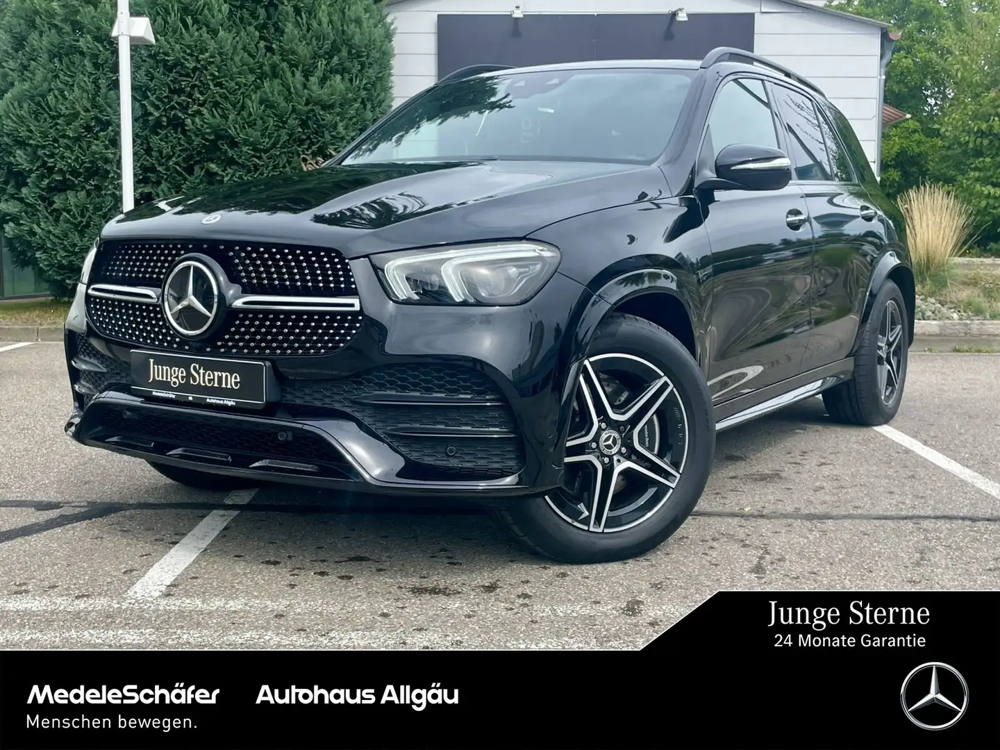 Mercedes-Benz GLE 300 GLE 300 d 4M AMG Night Airmatic Pano AHK Memory Schwarz - 1