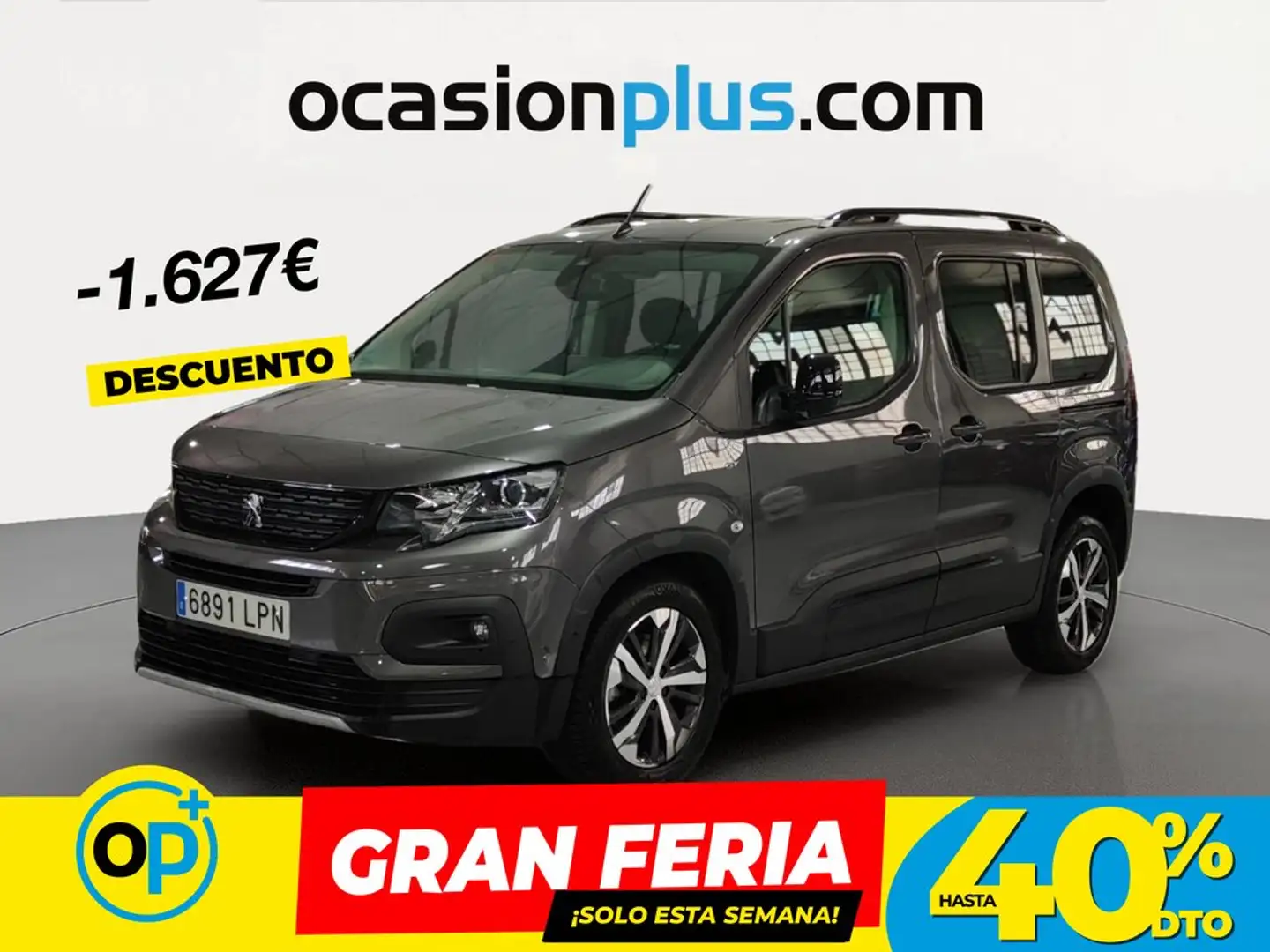 Peugeot Rifter 1.5BlueHDi S&S Standard GT 130 Gris - 1