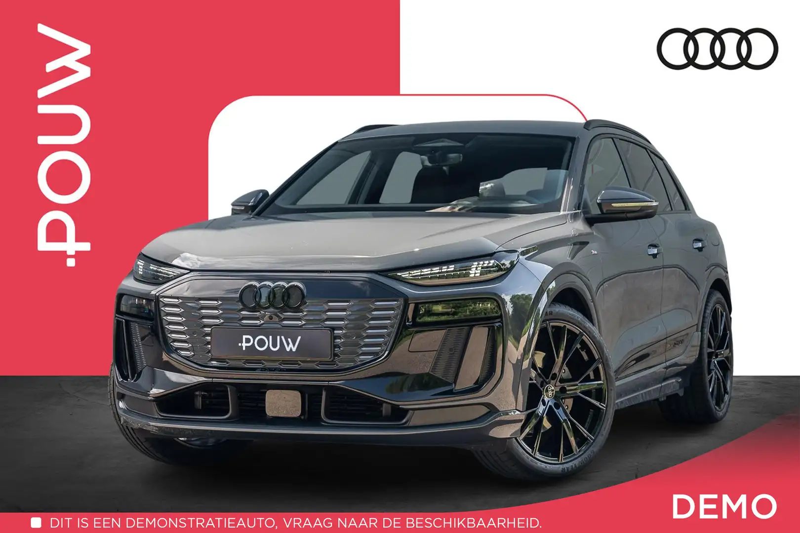Audi Q6 e-tron 252pk Launch Edition 83 kWh | Tech Plus Pak Grijs - 1